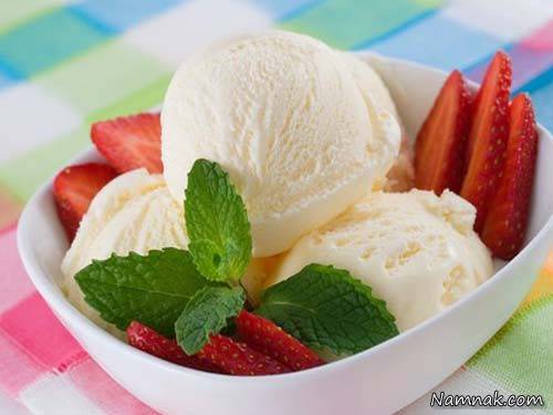 بستنی وانیلی | طرز تهیه بستنی وانیلی