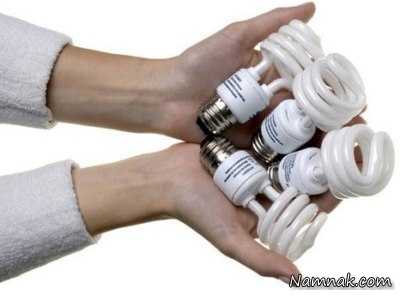 مضرات “لامپ کم مصرف” برای انسان