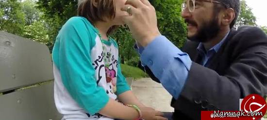 ابتکار جالب پدر برای کشیدن دندان دخترش!! + تصاویر
