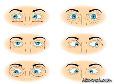 تکنیک های جالب برای تقویت چشم