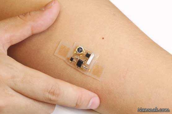 چسب زخم هوشمند برای تشخیص عفونت پوست! + عکس