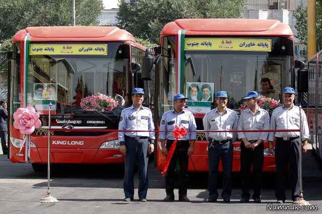 اتوبوسرانی تهران در گذر زمان + تصاویر