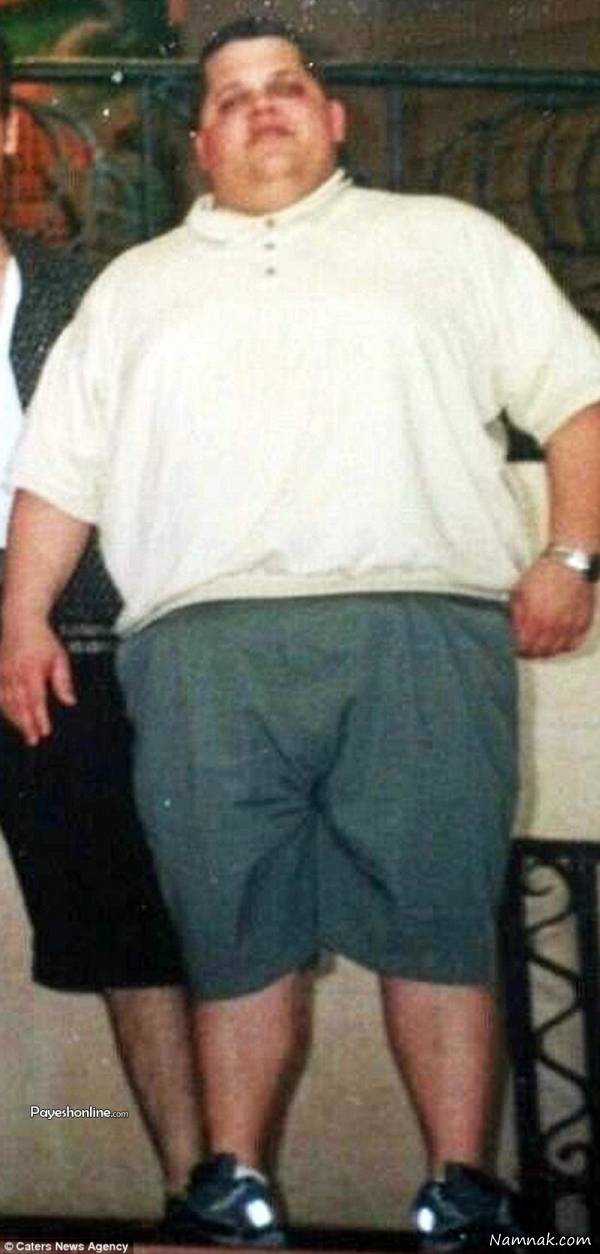 مردی با 90 کیلو کاهش وزن! + تصاویر