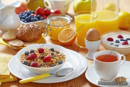 خوردن صبحانه باعث سلامتی و لاغری میشود