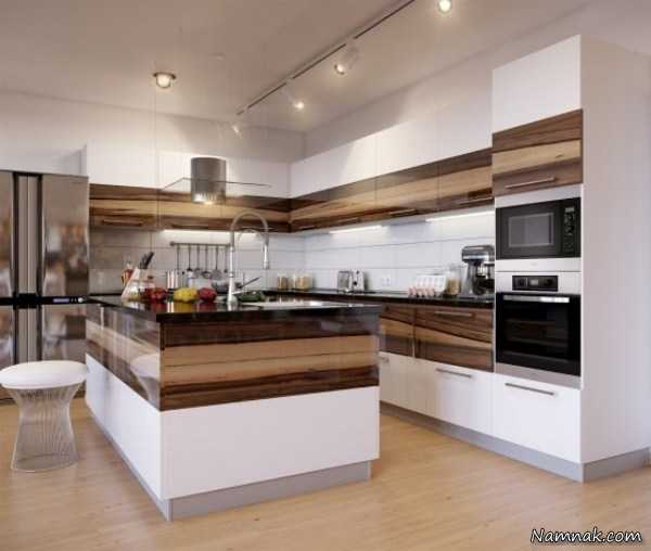کابینت و دکوراسیون آشپزخانه | جدیدترین مدل کابینت و دکوراسیون آشپزخانه مدرن چوبی 2016