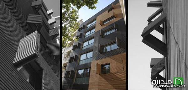 طراحی نمای بیرونی ساختمان مدرن و شیک + تصاویر