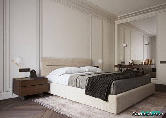 دکوراسیون آپارتمان دو خوابه به سبک کلاسیک و مدرن+تصاویر