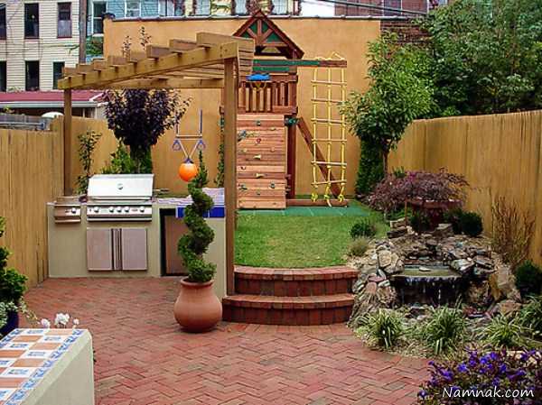 طراحی باغچه های حیاط