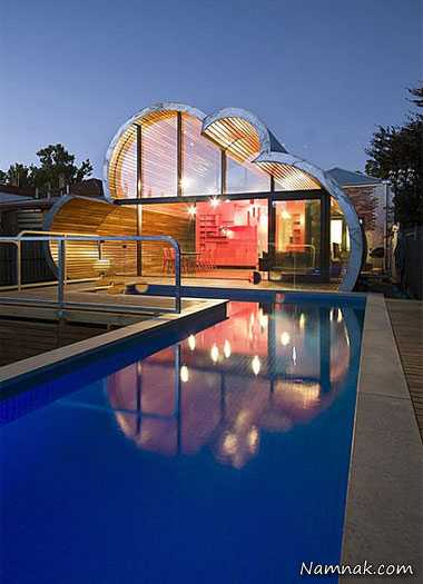 طراحی خانه | تصاویر طراحی خانه ی ابری در استرالیا