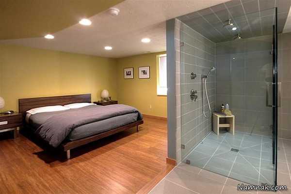 حمام هایی برای اتاق خواب مدرن