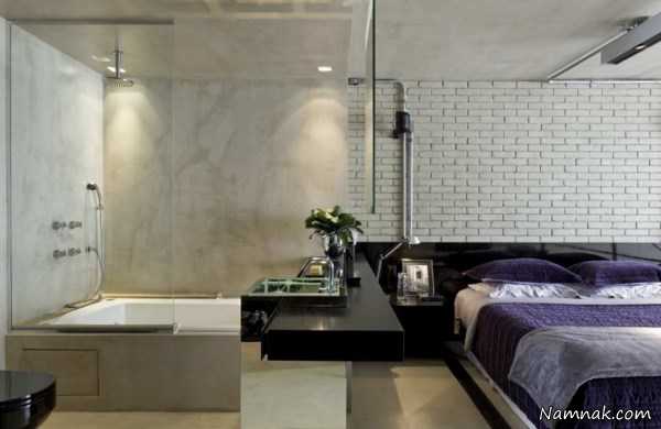 حمام هایی برای اتاق خواب مدرن