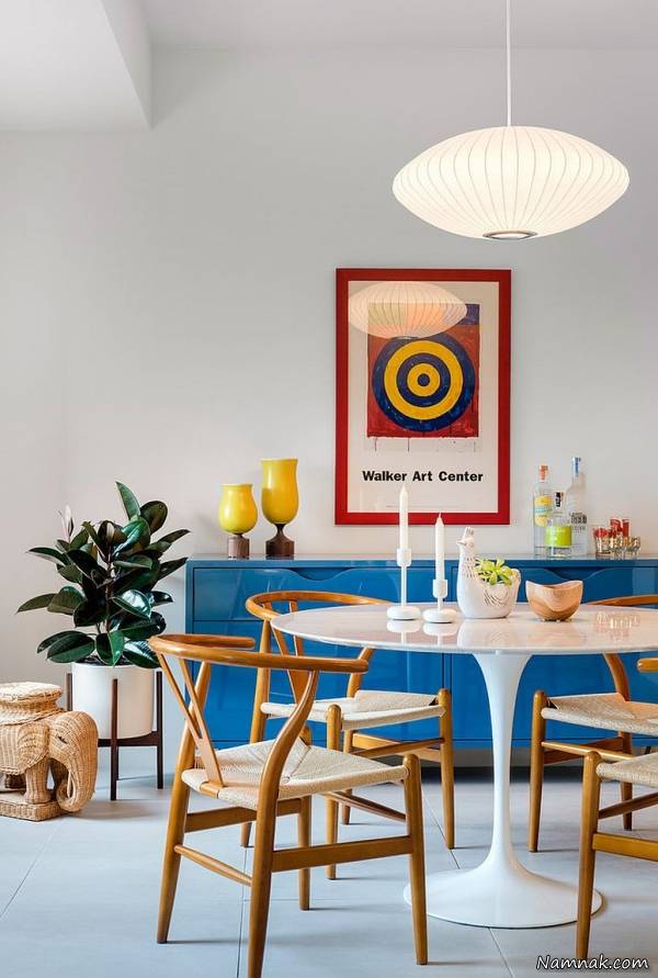ایده های نو دکوراسیون و رنگ اتاق غذاخوری + تصاویر