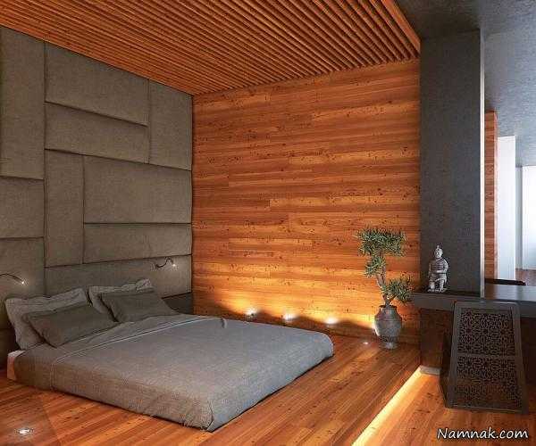 دکوراسیون داخلی مدرن | دکوراسیون کامل داخلی مدرن آپارتمان تمام چوب