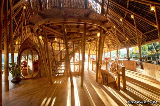 خانه ساخته شده با بامبو|خانه رویایی ساخته شده با بامبو + تصاویر
