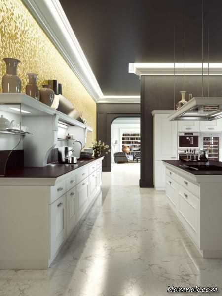 دکوراسیون داخلی آشپزخانه از ابعاد مختلف