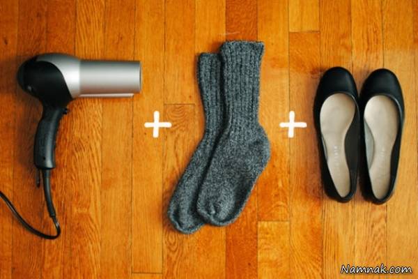 روش ساده برای گشاد کردن کفش های تنگ