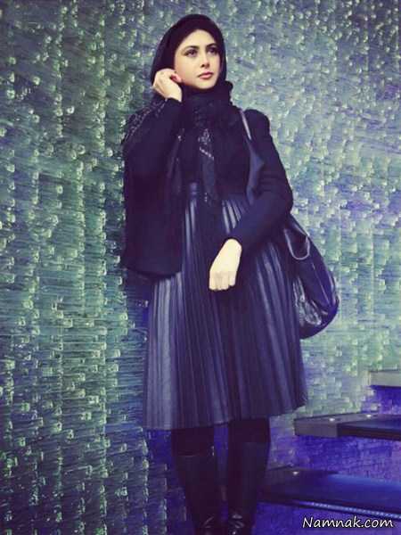 آزاده صمدی | شیکترین مدل مانتو و پالتوهای “آزاده صمدی” و بازیگران زن ایرانی