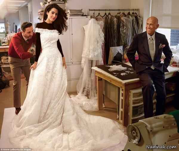 جورج کلونی | لباس عروس همسر جورج کلونی + تصاویر