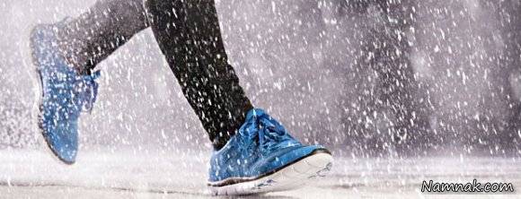 ورزش در روزهای برفی و بارانی ممنوع