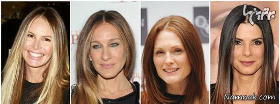 مدل موهای جذاب بازیگران زن بالای 50 سال + تصاویر