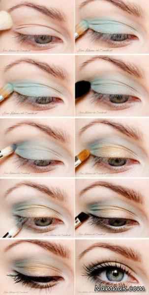آموزش تصویری آرایش چشم - سری 2