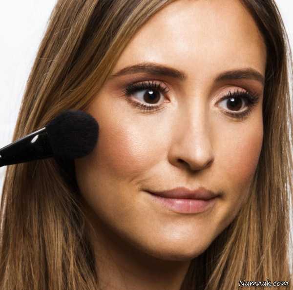 6 استفاده جالب از رژگونه در آرایش صورت