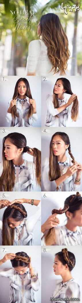 روش های ساده برای فر کردن مو در منزل + تصاویر