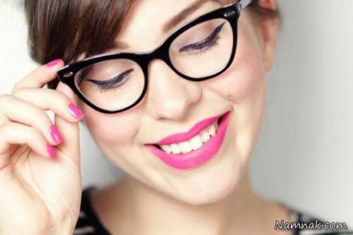 ترفندهای آرایشی | ترفندهای آرایشی چشم برای دختران و خانم های عینکی 