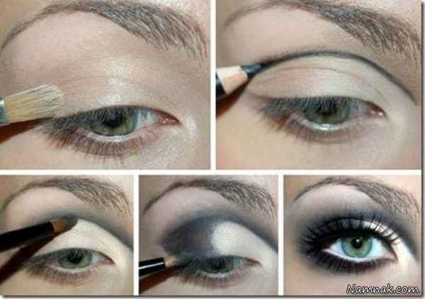 آموزش تصویری آرایش چشم - سری 3
