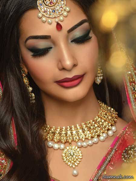 جدیدترین مدل آرایش صورت به سبک هندی + تصاویر