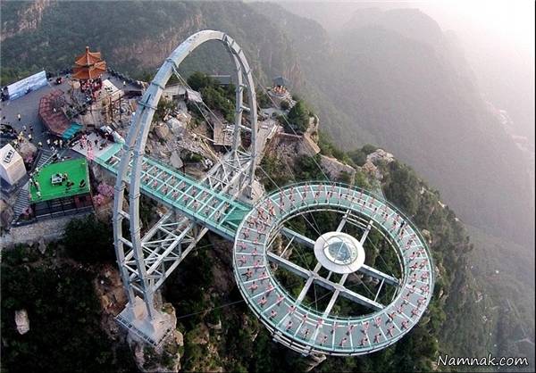 پل شیشه ای خارق العاده در چین 