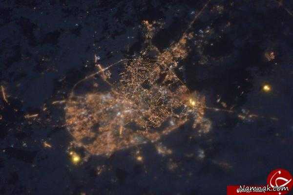 نمای حیرت انگیز شهرهای بزرگ جهان از فضا + تصاویر