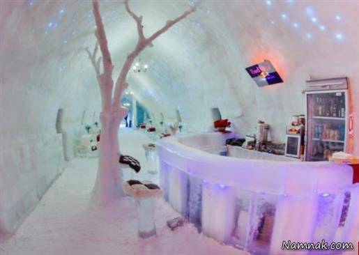 هتل یخی در سوئد با 5 هزار تن یخ + تصاویر