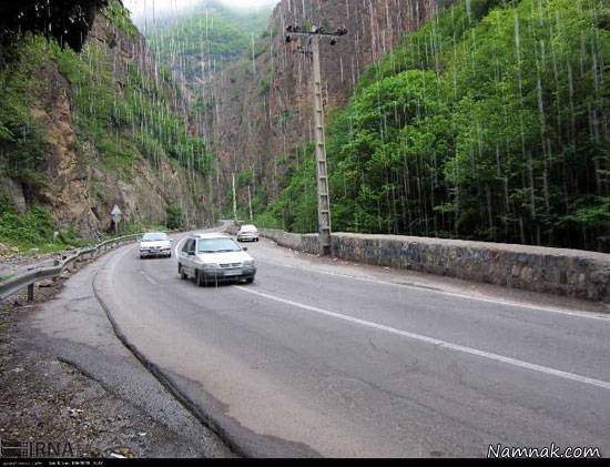تصاویر زیبا از کندوان در جاده چالوس چهارمین جاده زیبای جهان