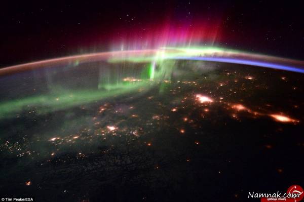عکس هایی شگفت انگیز و زیبا از ایستگاه فضایی