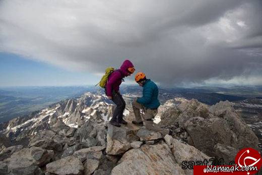 بدشانسی خواستگار عاشق در بالای کوه! + تصاویر