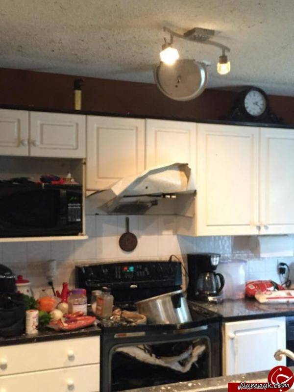 خرابکاری های خنده دار و خطرناک در آشپزی! + تصاویر