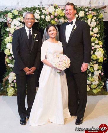 اوباما در کاخ سفید ساقدوش شد + عکس