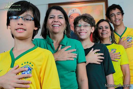 خانواده 6 انگشتی در برزیل + تصاویر