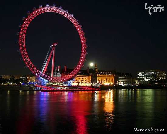 زیبایی خیره کننده شب های لندن! + تصاویر
