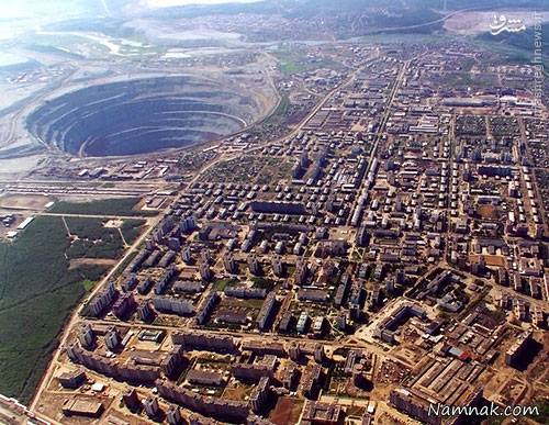 بزرگترین معدن روباز الماس در دنیا + تصاویر