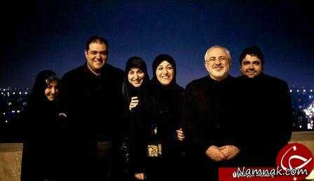 عکس کاملا خانوادگی دکتر ظریف وزیر امورخارجه ایران