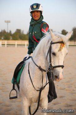 تصاویر آموزش زنان پلیس اسب سوار