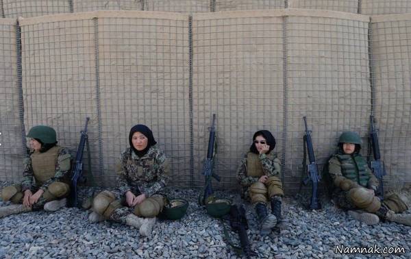 تربیت سربازان زن در افغانستان‎