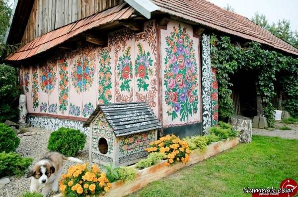 روستای رنگارنگ و بسیار زیبا در لهستان + تصاویر