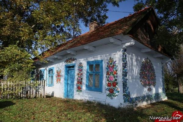 روستای رنگارنگ و بسیار زیبا در لهستان + تصاویر