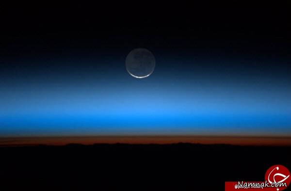 انتشار عکس هلال زیبای ماه رمضان توسط ناسا