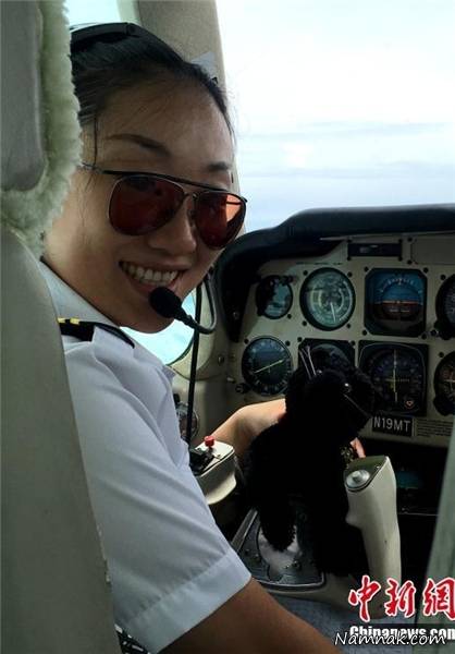 رکورد پرواز نصف جهان توسط خلبان زن چینی + تصاویر