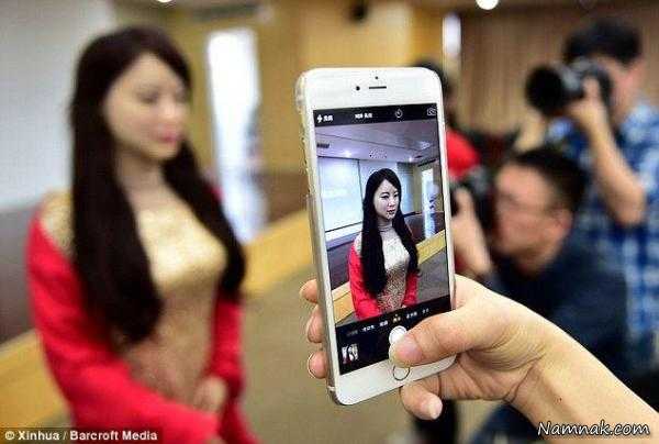 شبیه ترین ربات زن به انسان در چین + تصاویر