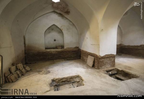 کشف شهر زیر زمینی در مسجد امام اصفهان+عکس